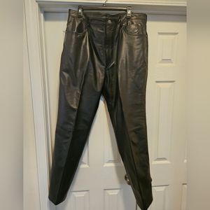 Harley Davidson Men's Black Leather Pants size 40